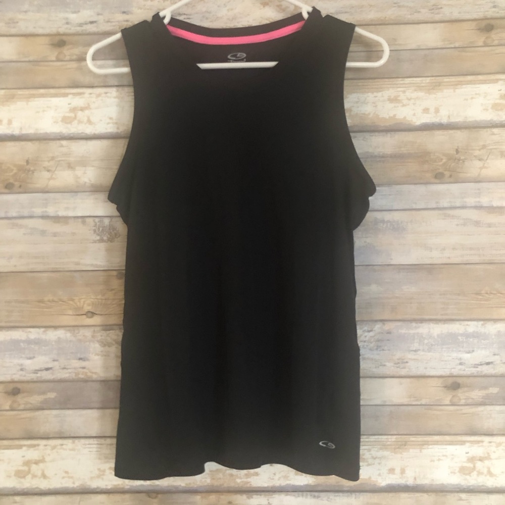 Champion Solid Black Workout Exercise Lightweight Tank Top Women’s Medium M